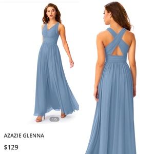 Azazie Dusty Blue Bridesmaid Dress